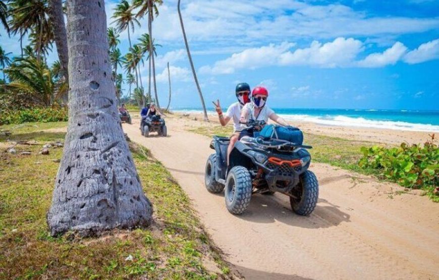 ATV Off-Road Tour with Cave & Beach Stop